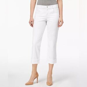 NWT Style & Co. Petite Women’s Curvy Cuffed Capri Jeans 8P